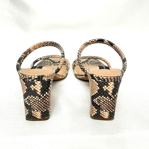 Steven by Steve Madden strappy snake skin women's sandals size 8 - Picture 3 of 5